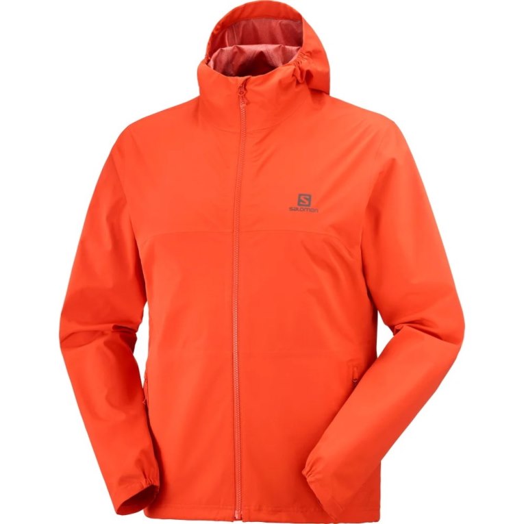 Casacos De Concha Salomon Essential Impermeáveis 2.5 L Masculino Laranja | PT C42695